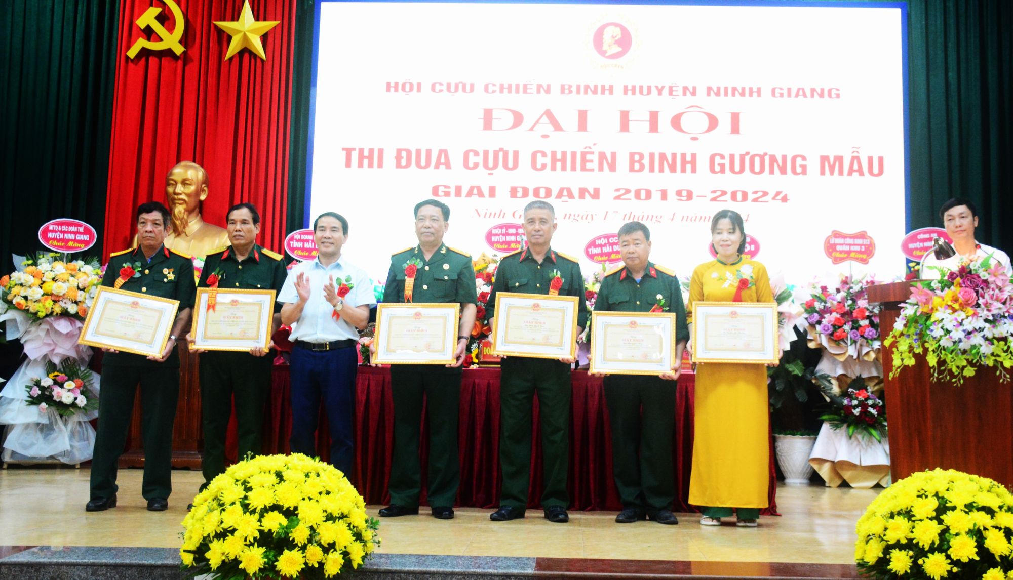 Hội CCB huyện Ninh Giang: Tổ chức thành công đại hội điểm Đại hội thi đua CCB gương mẫu