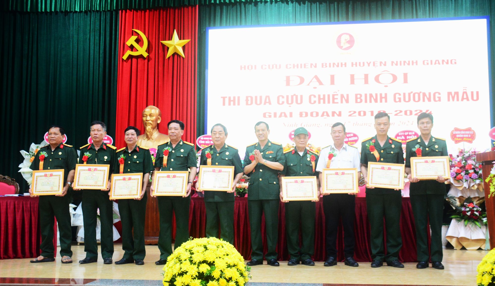 Hội CCB huyện Ninh Giang: Tổ chức thành công đại hội điểm Đại hội thi đua CCB gương mẫu