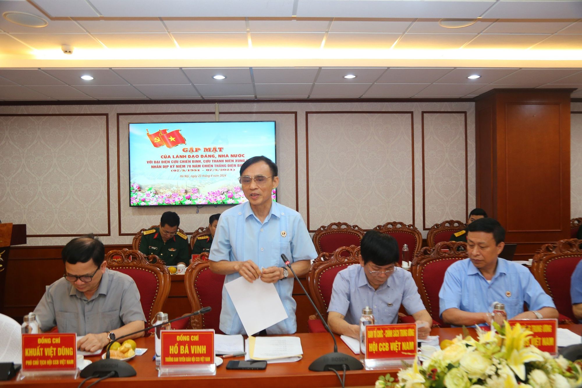 Ban tổ chức gặp mặt đại biểu CCB, Cựu TNXP Điện Biên Phủ họp rà soát công tác chuẩn bị