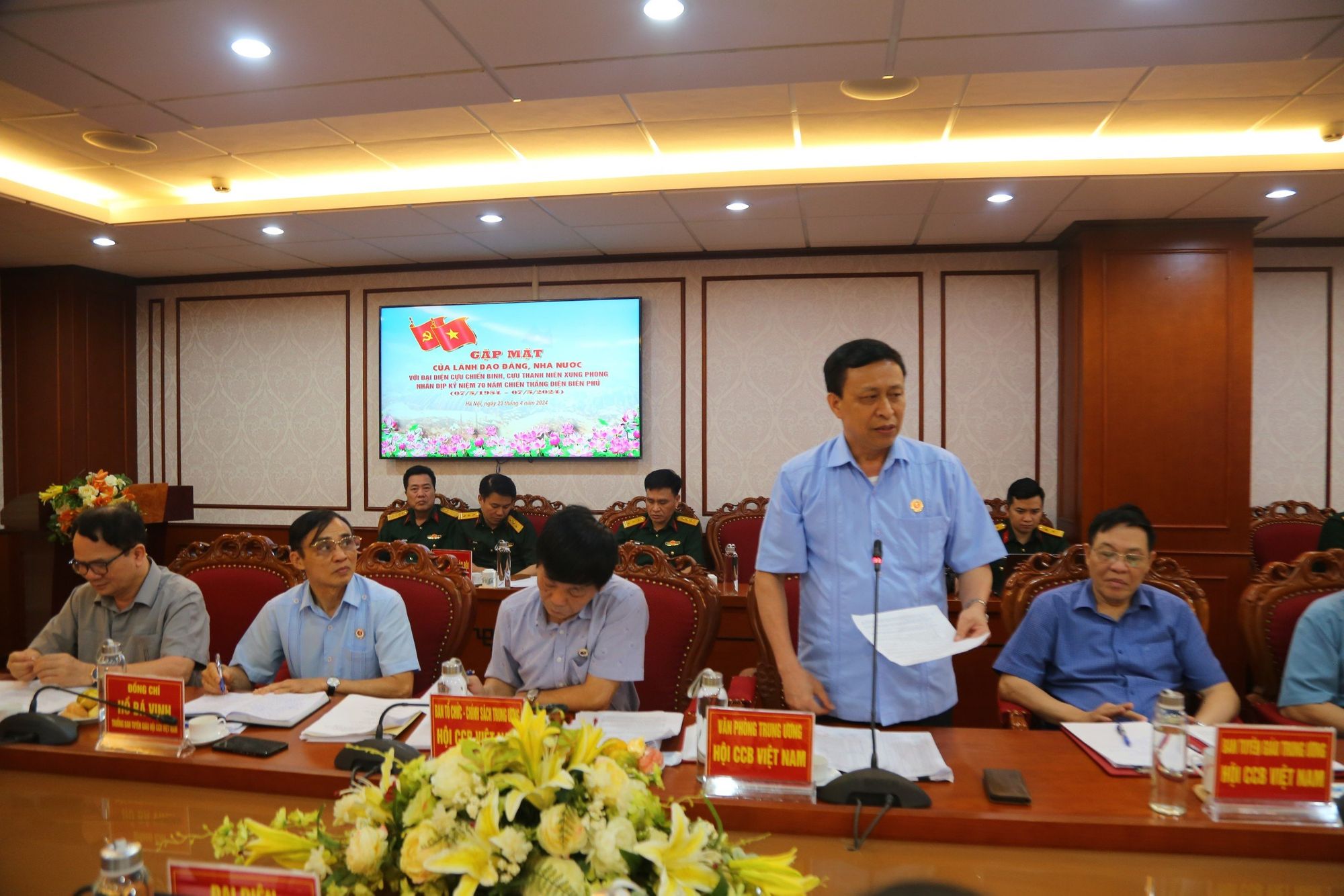 Ban tổ chức gặp mặt đại biểu CCB, Cựu TNXP Điện Biên Phủ họp rà soát công tác chuẩn bị
